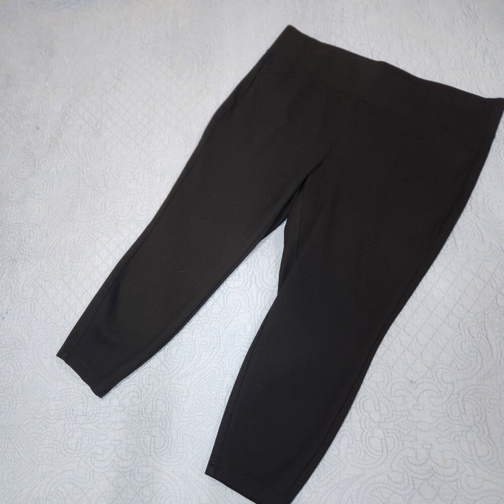 Studio by Torrid 3R Black Ponte Pants - Pull On Pocket Pixie